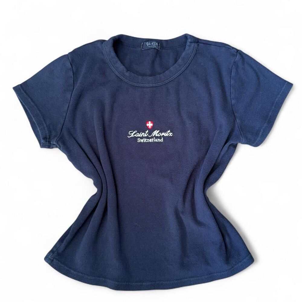 Brandy Melville St. Moritz Switzerland Baby Tee